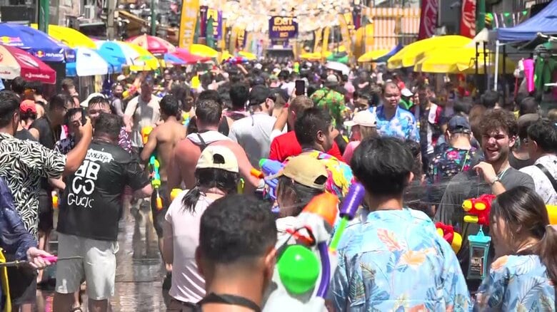 水をかけ合う笑顔の裏で…タイ旧正月「ソンクラーン」燃料高騰が変えた“移動”のかたち｜FNNプライムオンライン