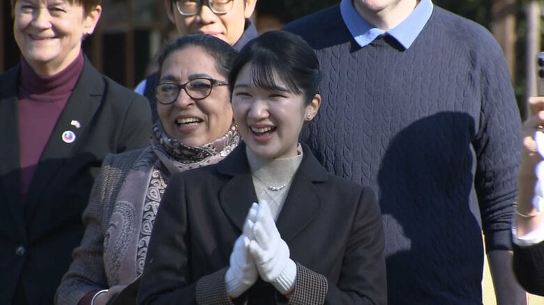 ブラウンで統一した装い…愛子さま「鴨場接待」で思わぬハプニングにも冷静に対応　2025年はおひとりで新たな公務に｜FNNプライムオンライン