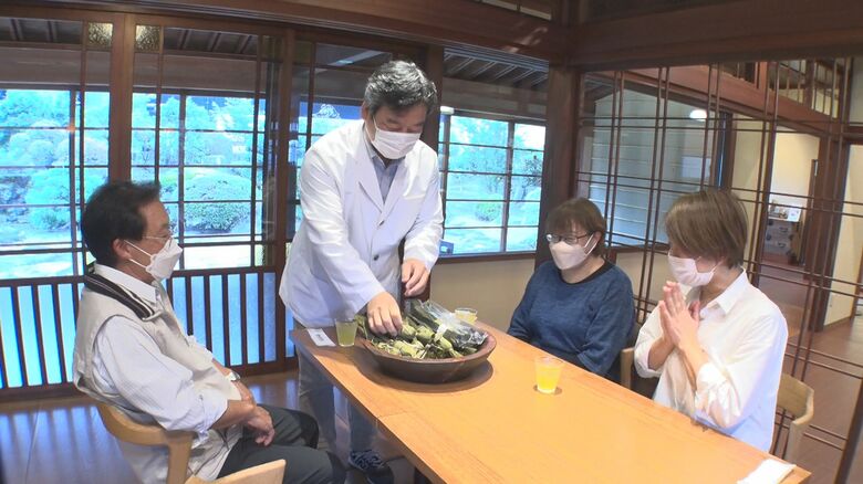 笹団子の試食会