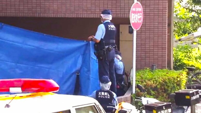 遺体が見つかった集合住宅