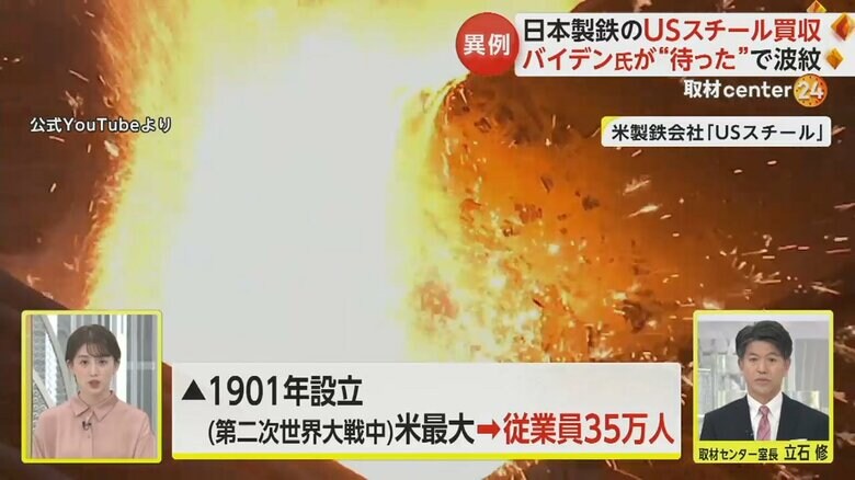 USスチールがYouTubeに公開している映像