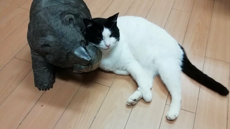 彫刻とイチャイチャ