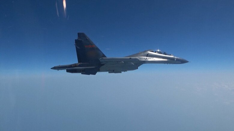 中国軍が台湾周辺で行った軍事演習（4月）