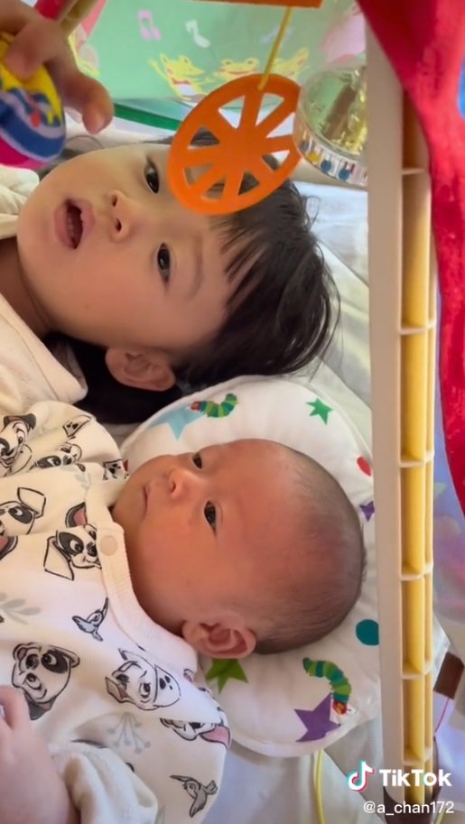 がっくんに「喋ってー」とお願いするあーちゃん