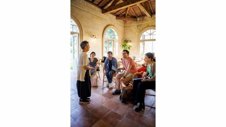 フランス・ボルドーにてワークショップ ©︎ Alain Benoit