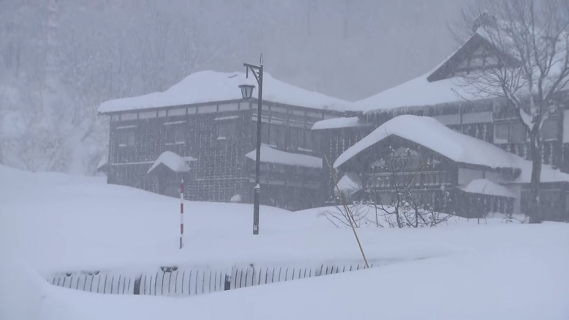 【中継】車はすっぽりと雪に埋まる…青森・酸ヶ湯温泉は午後3時時点で1m62cm積雪　北日本の日本海側で大雪