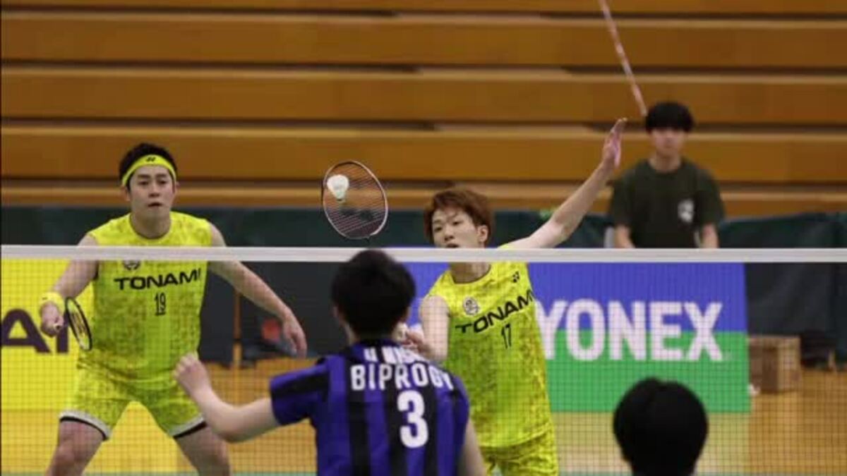 トナミ運輸、8年ぶり12回目の優勝 バドミントン全日本実業団選手権 