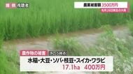 山形　7月26日の大雨・県内の農業被害3500万円