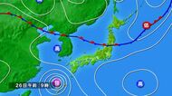 岩手県26日は内陸中心に真夏日続く　午後は天気下り坂で急な雨や雷に注意