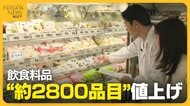 物価高騰の中…飲食料品“約2800品目”値上げ 買い物客の負担減へ店側工夫も「値上げの知らせが来るたび切ない思いに」