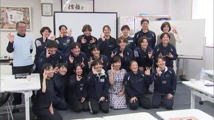 今季も“福”を呼び込めるように…瀬戸内ブルーシャインズが日本の食文化を学んで新年の決意表明【岡山】