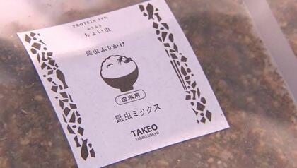 食糧危機の救世主！？栄養バツグン 注目の「昆虫食」