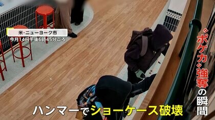 客に拳銃向け…犯行時間わずか2分　アメリカ・ニューヨークでポケモンカード強盗　被害総額約1600万円