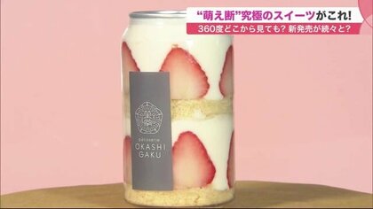究極の萌え断「ショートケーキ缶」が人気　 スイーツ自販機に行列【北海道発】