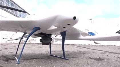 融雪期の安全運転へ“最新ドローン”で線路周辺の雪崩を点検！作業時間は半日⇒約30分に「効率的なメンテナンスできる」