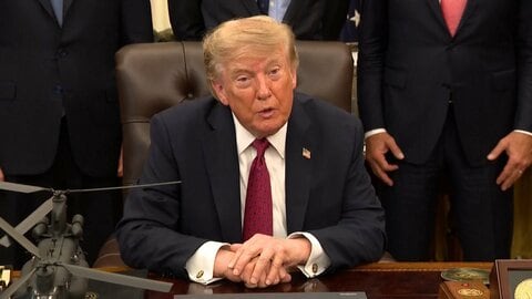 トランプ大統領「強烈な攻撃を行う」 イランの米軍基地攻撃に報復の考え　“ホルムズ海峡周辺で限定攻撃検討”報道も