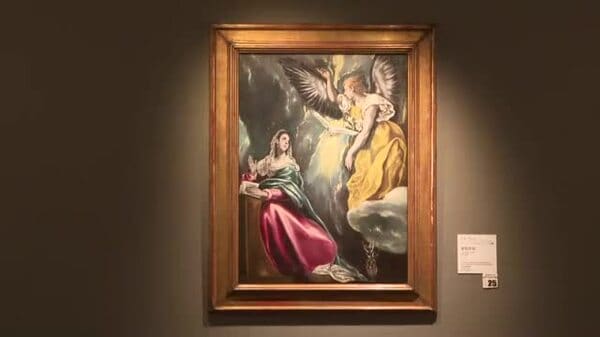 大原美術館所蔵のエル・グレコ「受胎告知」が約60年ぶりの修復作業