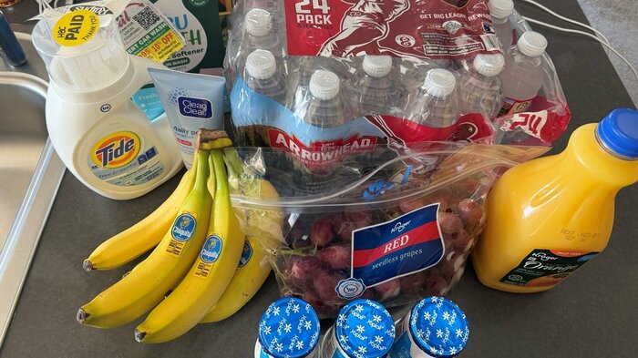 洗剤は高かったが、基本的に生鮮食料品は安い（筆者撮影）