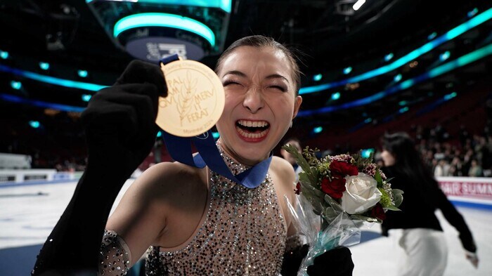 世界選手権で3連覇を成し遂げた坂本花織