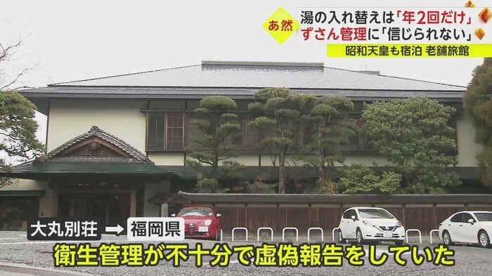 旅館側は虚偽報告、違反行為は2019年以降から続いていた