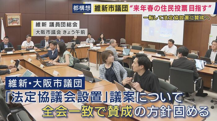 維新・大阪市議団の会議