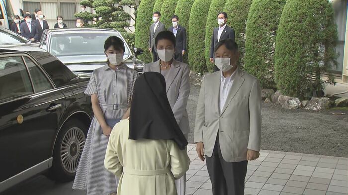 ご一家で被爆者との懇談