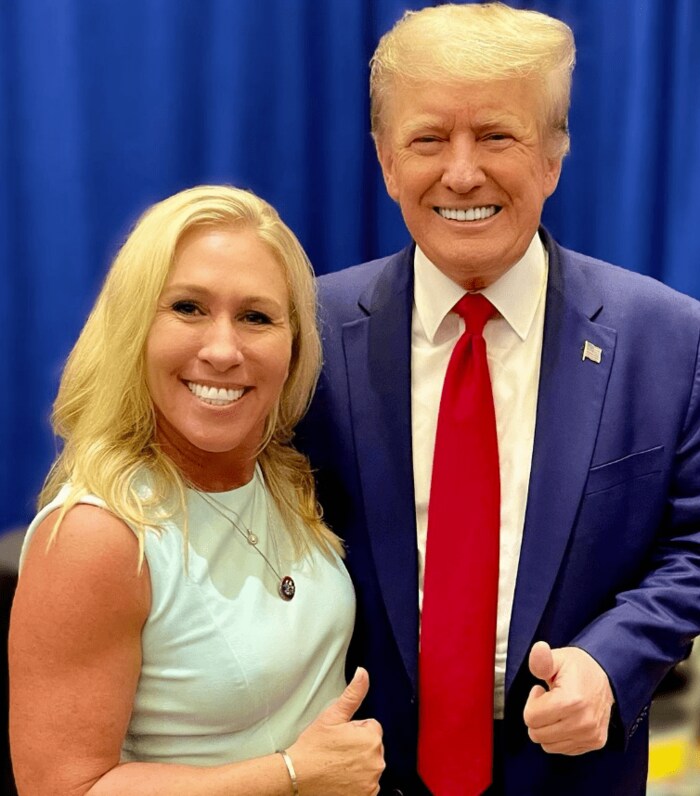 トランプ氏に近い共和党のグリーン議員はウクライナ支援に反対を表明