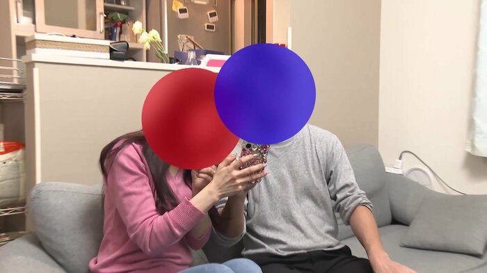 出産の知らせを待つ2人