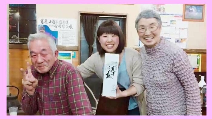 ボランティア活動していた石塚さんと藤井さん夫妻(2016年撮影)