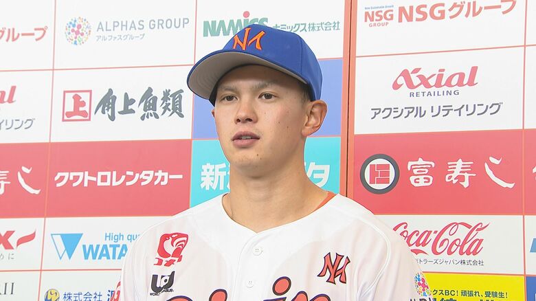 【速報】オイシックス新潟アルビBCの能登嵩都投手が阪神タイガースから5位指名！イースタン投手部門で4冠の右腕｜FNNプライムオンライン