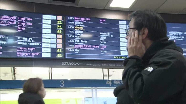 【不安】「帰れるかな」東京23区でも積雪か　関東に警報級大雪の恐れ…帰宅時間を直撃　高速「予防的通行止め」など交通に影響も｜FNNプライムオンライン