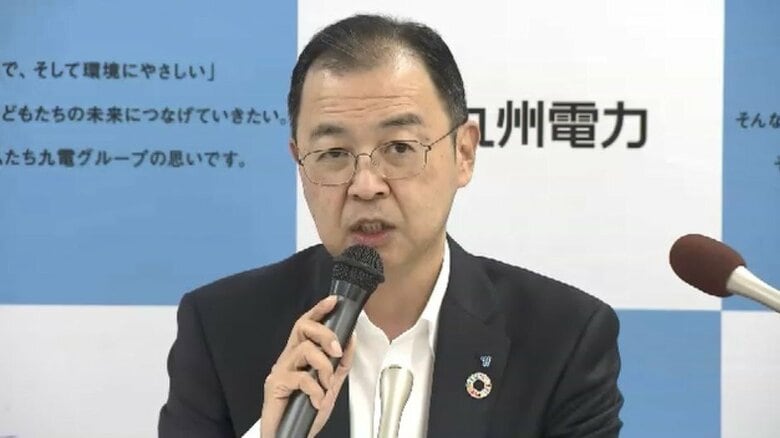 玄海原発でドローンとみられる光　九電社長「今まで以上にしっかりと監視する」　監視カメラでは映像確認できず　福岡｜FNNプライムオンライン