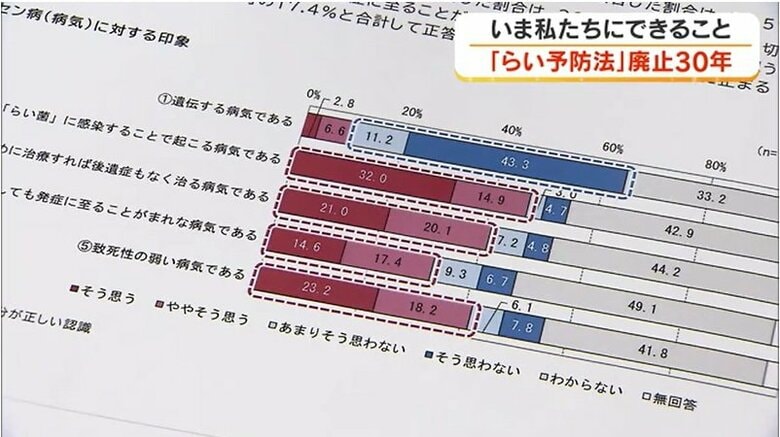 ハンセン病問題に係る全国的な意識調査に関する検討会の発表資料