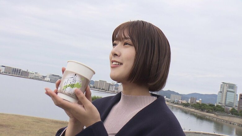 しじみのクラムチャウダーを試食