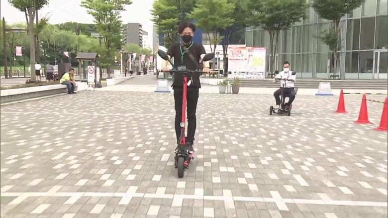 初の電動キックボード　乗り心地は？