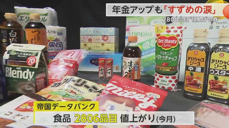 4月には食品2806品目が値上がりする（帝国データバンク）