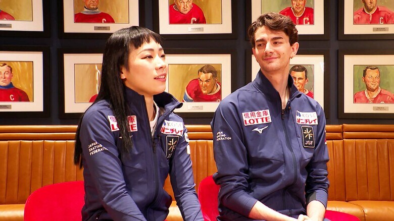 一夜明けて心境を語る小松原美里・尊組