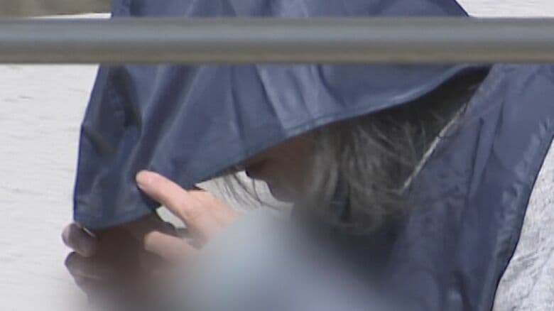 送検される吉井辰夫容疑者（2月21日）