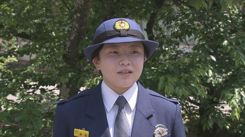 初任科（10月採用）・赤羽美雪巡査（20）