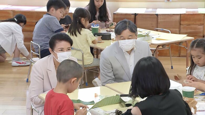 子ども達と触れあわれた　5月21日
