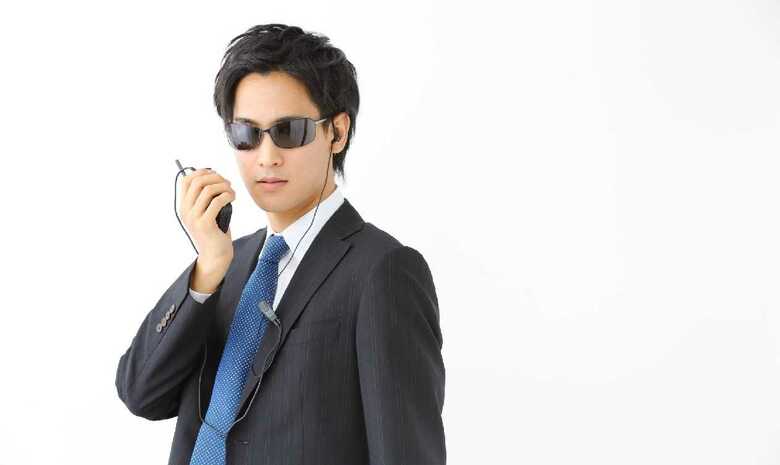 「SP風」の男　※イメージ