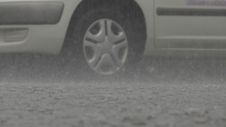 富山市新根塚町（18日午前9時頃）