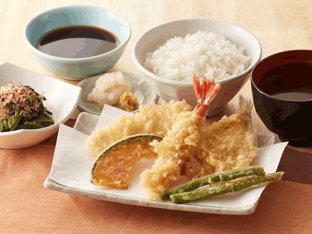 「天ぷら定食」
