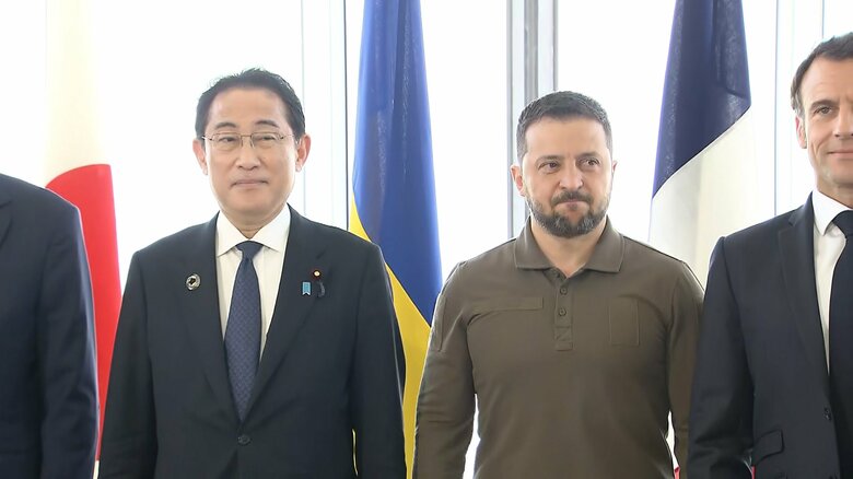 G7首脳とウクライナ情勢について協議