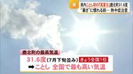 熊本県内でことし初めての真夏日 山鹿市鹿北町で３１．６度 全国１位の暑さ