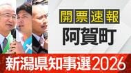 【開票速報】新潟知事選　阿賀町・開票率100％　花角氏が土田氏・安中氏に大差