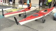 カヌー大会で出場中のカヌー42艇が転覆し6人が救急搬送も全員意識あり　レースが始まって急に風が強まり転覆相次ぐ　京都・京丹後市
