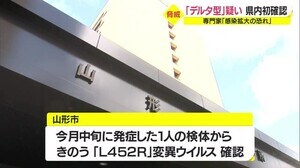 新型コロナ「L452R」山形県内で初確認 デルタ型か詳細検査へ