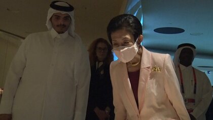 「一緒に戦っているつもり」高円宮妃久子さまがカタールから帰国 日本サッカー協会名誉総裁として現地で日本代表を激励