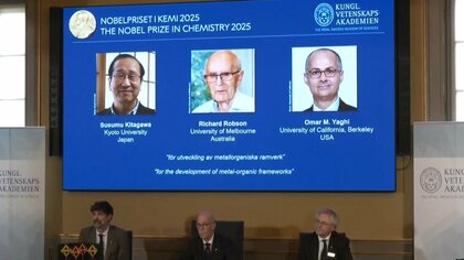 ノーベル化学賞に京大の北川進さんら3人　次世代の多孔性材料を開発